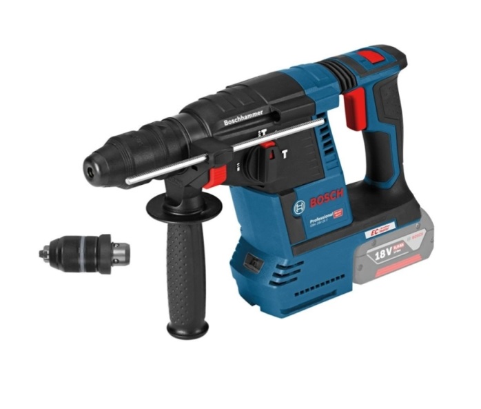 Bosch Blauw 0611910001 GBH 18V-26 F Combihamer 18 Volt excl. accu"s en oplader in L-Boxx 0611910001