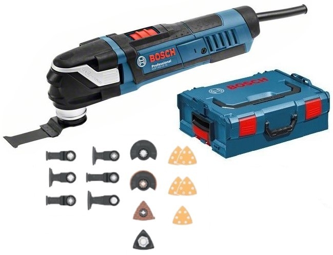 Bosch Blauw 0601231001 GOP 40-30 Professional Multitool 400 watt in L-Boxx + accessoires