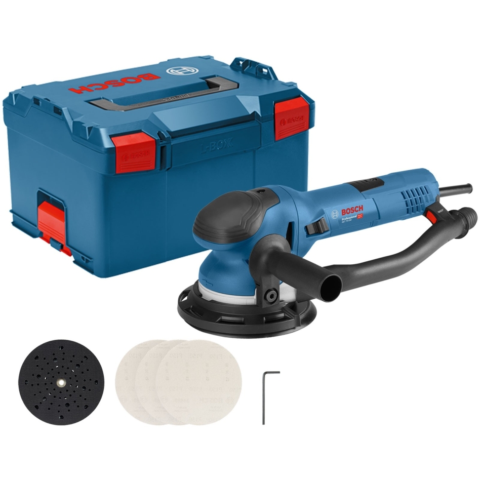 Bosch Blauw 0601257101 GET 75- 150 Professional Excentrische Schuurmachine 150mm in L-Boxx