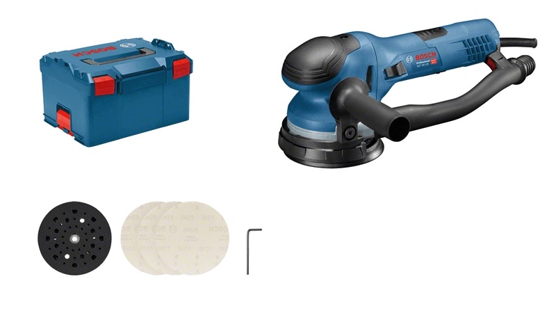 Bosch Blauw 0601257001 GET 55-125 Professional Excenterschuurmachine 125mm in L-Boxx