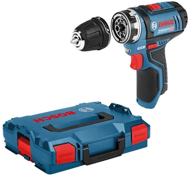 Bosch Blauw 06019F6002 GSR 12V-15 FC Accuschroefboormachine 12V Body in L-Boxx
