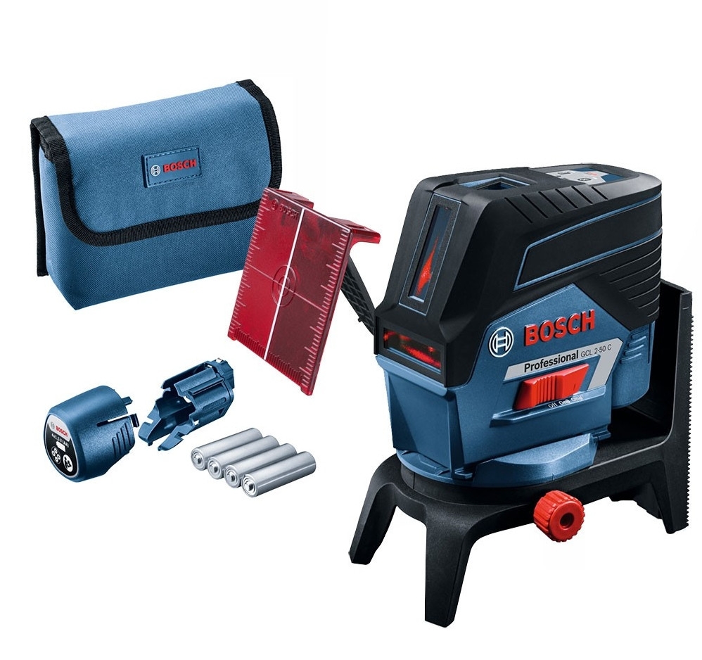Bosch Blauw 0601066G03 GCL 2-50 C Combilaser met Puntlaser en Lijnlaser + Muurhouder BM in L-BOXX