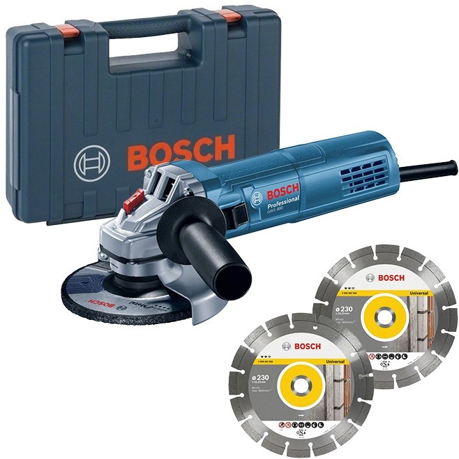 Bosch Blauw 060139600B GWS 880 Haakse slijper 125 mm