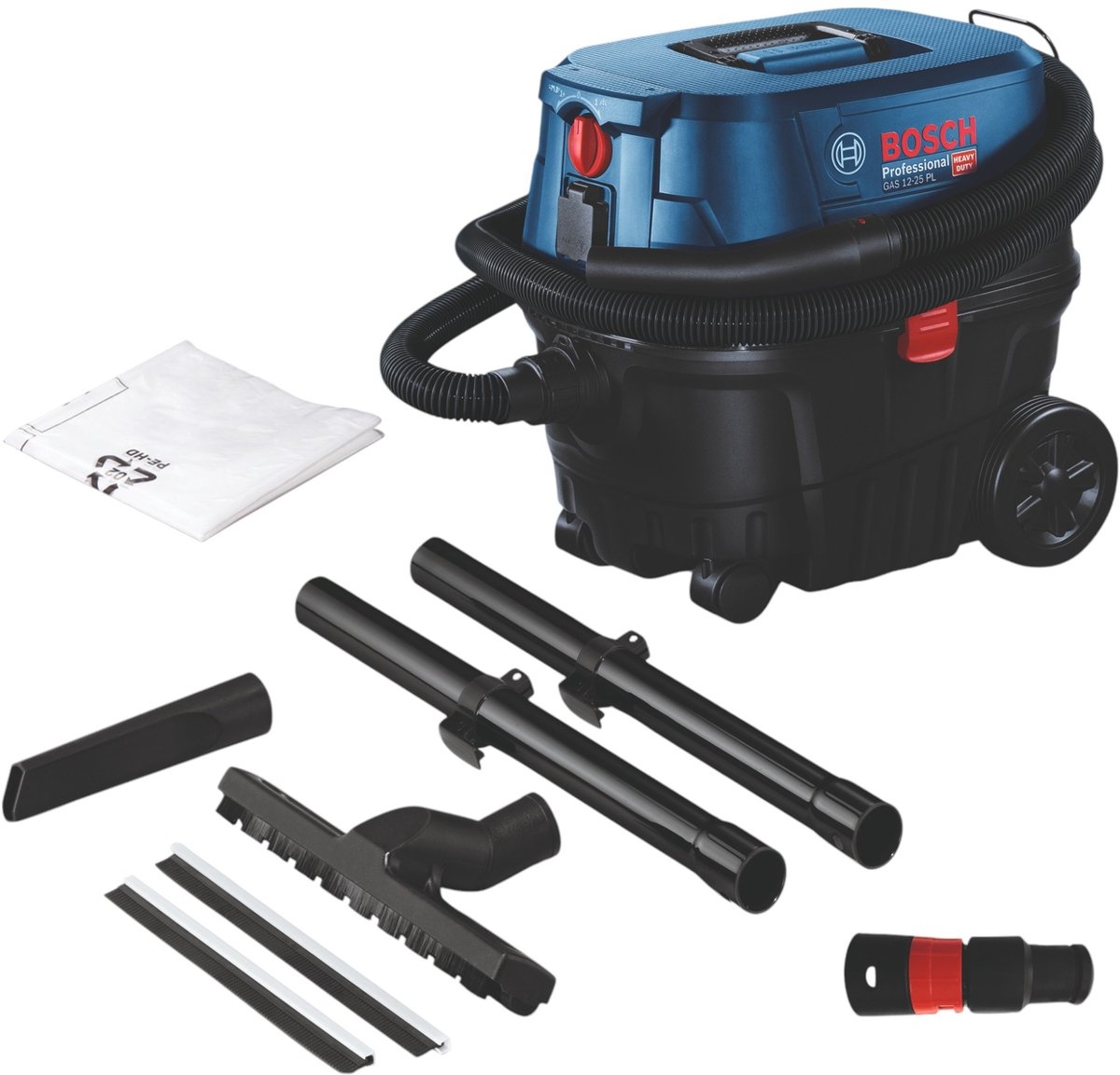 Bosch Blauw 060197C100 GAS 12-25 PL Bouwstofzuiger