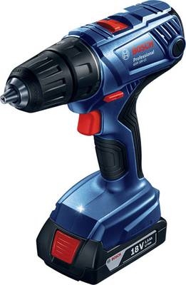 Bosch Blauw 06019H1107 GSB 18V-21 Accuklopboor 18 Volt 2,0 AH Li-ion in L-Boxx