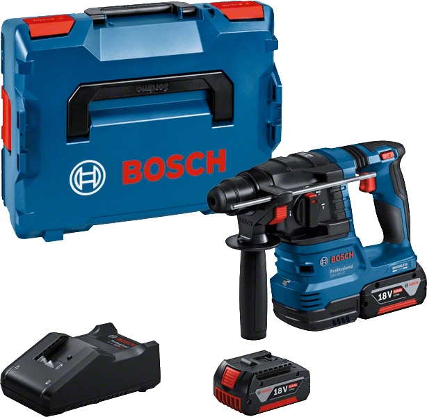 Bosch Blauw 0611924002 GBH 18V-22 Professional Accu Boorhamer 18V 4.0Ah Li-Ion in L-Boxx
