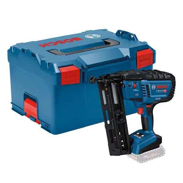 Bosch Blauw 0601482001 GNH 18V-64-2 M Professional Accu Bradtacker 32-64mm 16G 18V excl accu's en lader in L-Boxx
