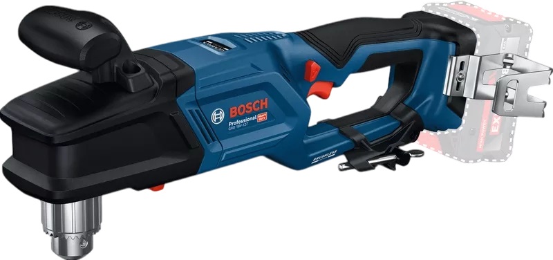 Bosch Blauw 06019N5000 GRD 18V-127 Accu Haakse boormachine excl. accu en lader in doos