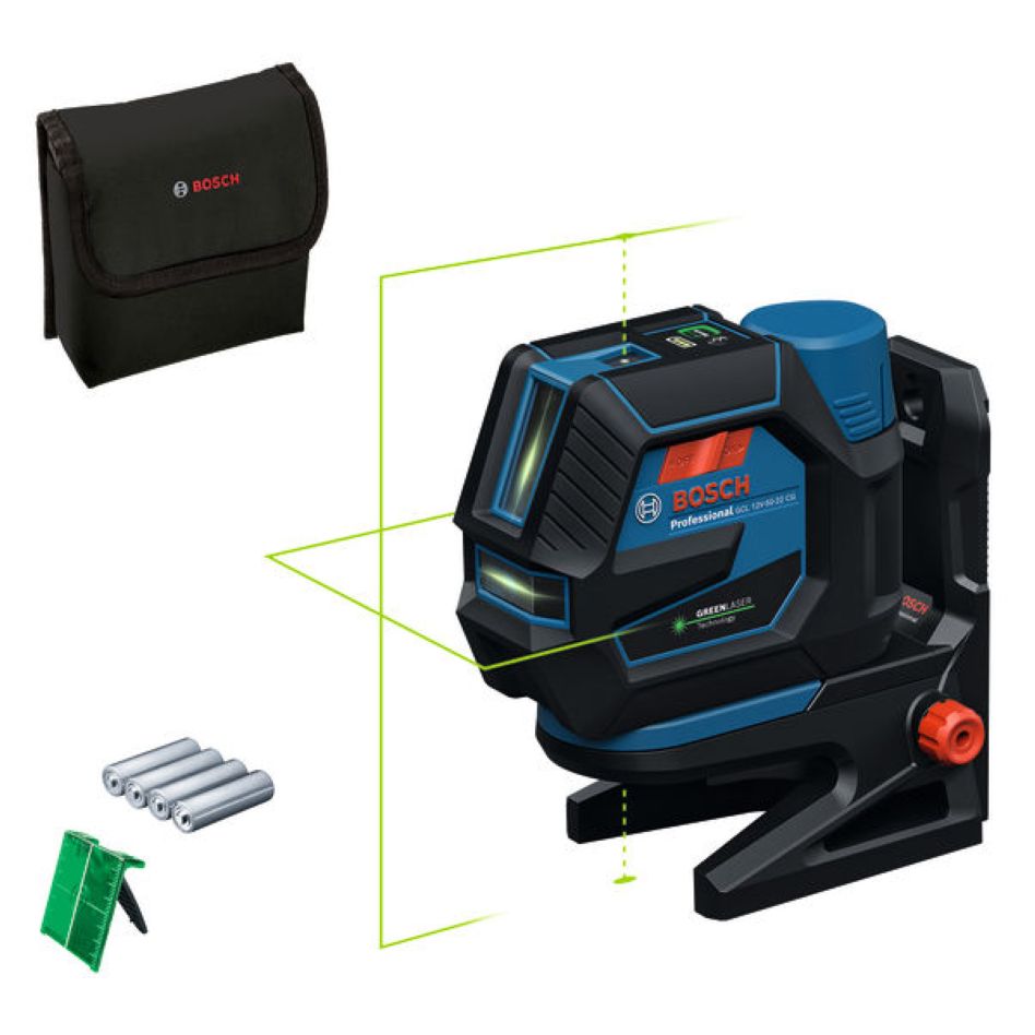 Bosch Blauw 0601066S00 GCL 12V-50-22 CG set Lijn- en puntlaser excl. accu's en lader in doos