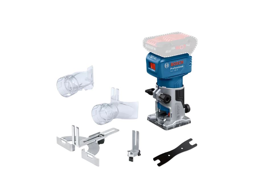 Bosch Blauw 06016C6000 GLF 18V-8 Professional Accu Kantenfrees 18V excl. accu's en lader