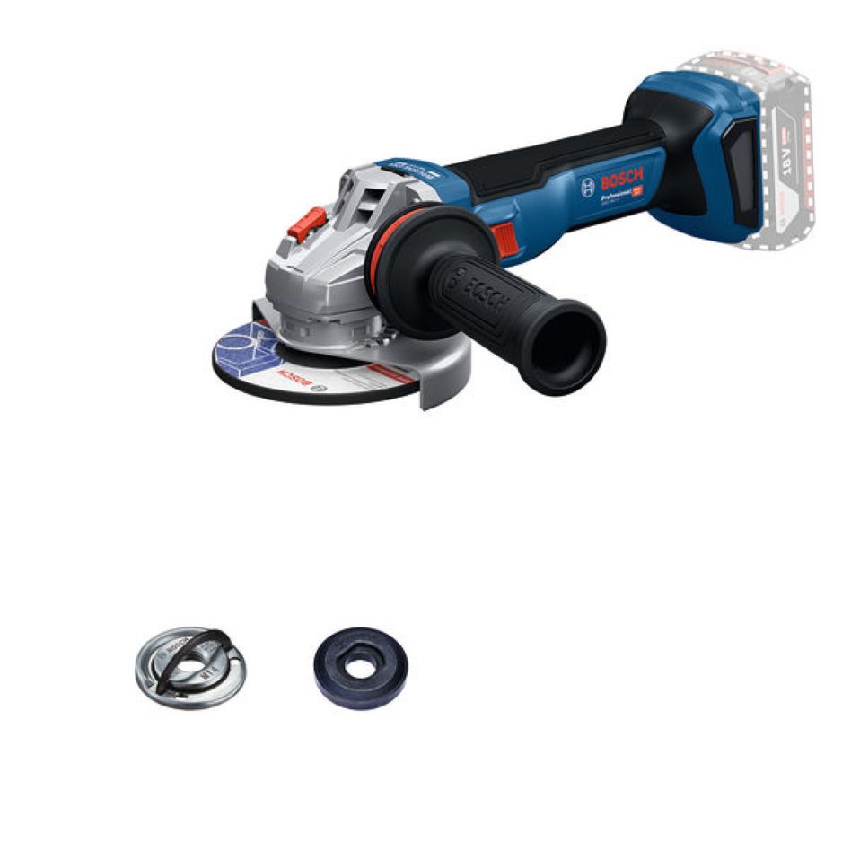 Bosch Blauw 06019N4100 GWS 18V-11 Accu haakse slijper set 125mm excl. accu's en lader