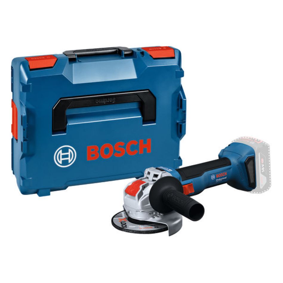 Bosch Blauw 06019N9101 GWX 18V-8 Accu haakse slijper excl. accu's en lader in L-Boxx
