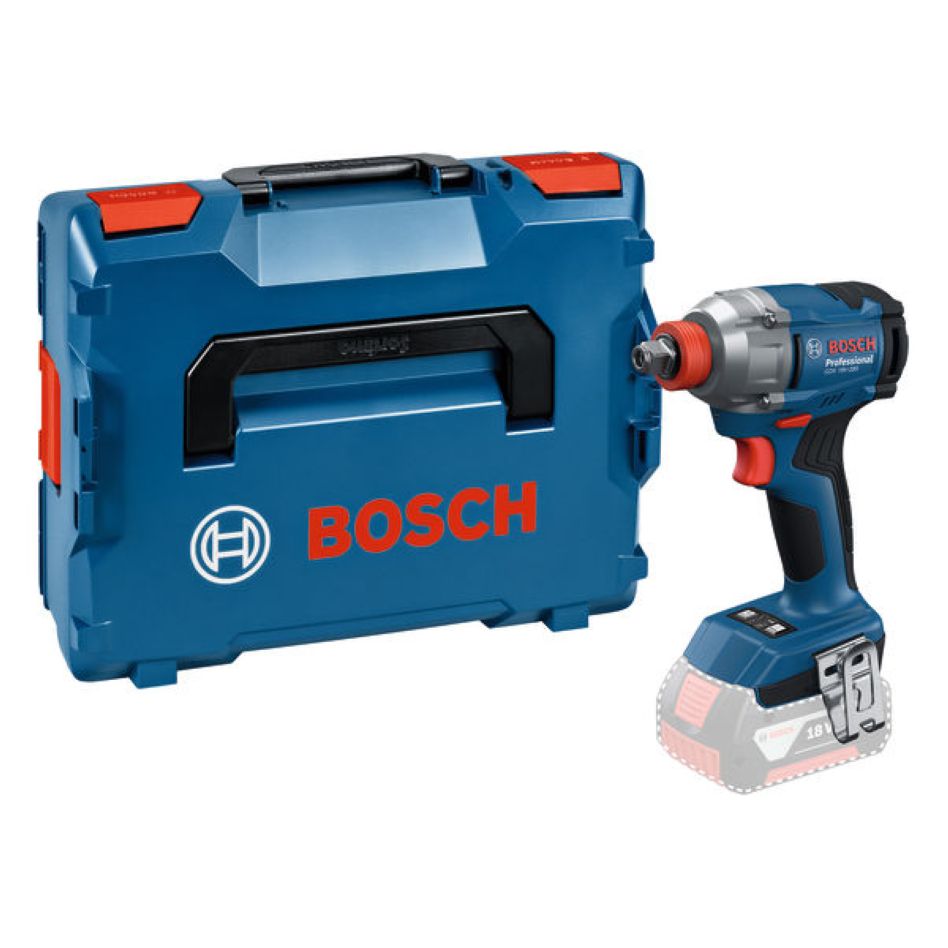 Bosch Blauw 06019N2100 GDX 18V-285 Accu slagschroevendraaier excl. accu's en lader in L-BOXX