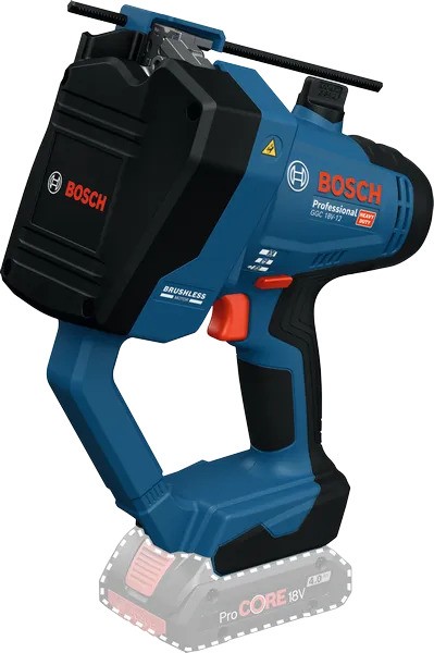 Bosch Blauw 06019M8000 GGC 18V-12 Professional Accudraadeindknipper 18V excl. accu's en lader