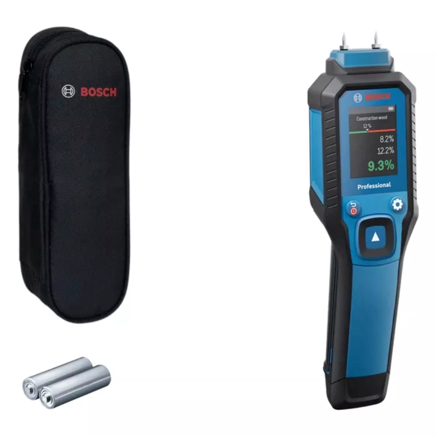 Bosch Blauw 0601078000 GMP 1-13 Materiaalvochtmeter pin 2x 1,5V LR6 (AA) in doos