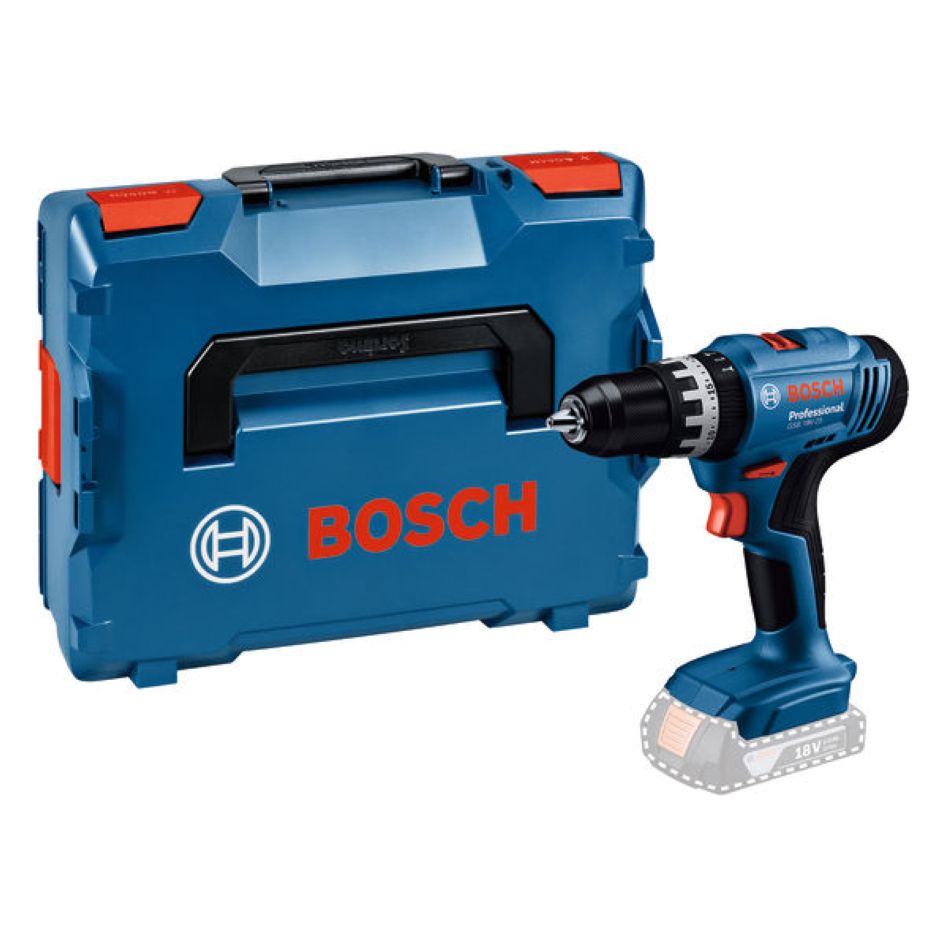Bosch Blauw 06019K9301 GSB 18V-25 Accuklopboorschroevendraaier excl. accu's en lader in L-Boxx