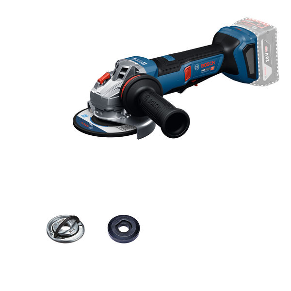 Bosch Blauw 06019N4300 GWS18V-11PS Accu haakse slijper excl. accu en lader in doos