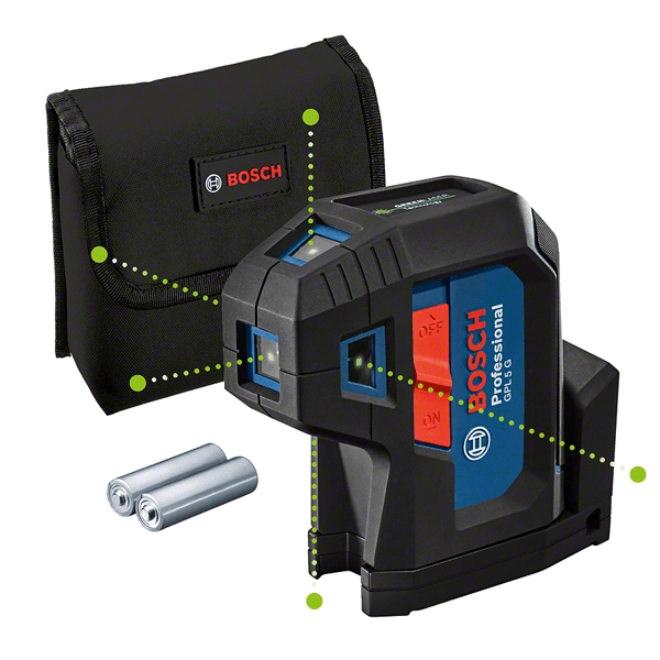 Bosch Blauw 0601066P00 GPL 5 G puntlaser Groen