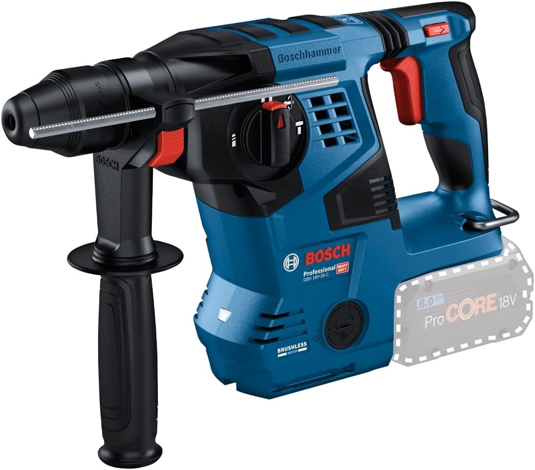Bosch Blauw 0611920000 GBH 18V-28 C Combihamer 18V excl. accu's en lader