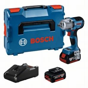 Bosch Blauw 06019K4102 GDS 18V-450 PC Professional Slagmoeraanzetter 1/2" 18V 4,0Ah in L-Boxx