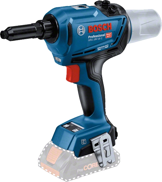 Bosch Blauw 06019K5000 GRG 18V-16 C Professional Accu Blindklinknageltang 18V excl. accu's en lader