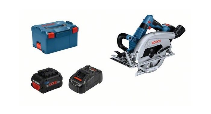 Bosch Blauw 06016B9002 GKS 18V-70 L Professional Cirkelzaag 18V 5,5Ah ProCore in L-Boxx