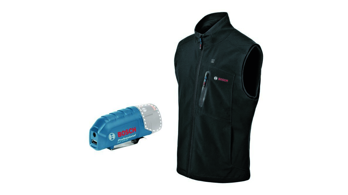 Bosch Blauw 06188000EE GHV 12+18V XA 2XL Accu Verwarmde bodywarmer excl. accu's en lader