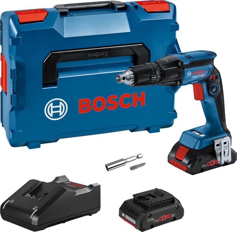 Bosch Blauw 06019K7002 GTB 18V-45 Professional Accudroogbouwschroevendraaier 18V 4.0Ah ProCore in L-Boxx