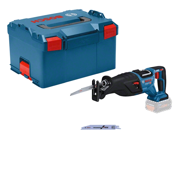 Bosch Blauw 06016C0001 GSA 18V-28 Accureciprozaag 18 Volt Excl. Accu's en lader in L-Boxx