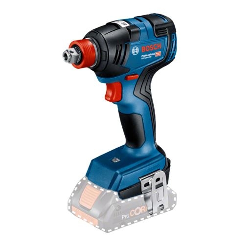 Bosch Blauw 06019J2204 GDX 18V-200 Accudraaislagmoeraanzetter 18V excl. accu's en lader