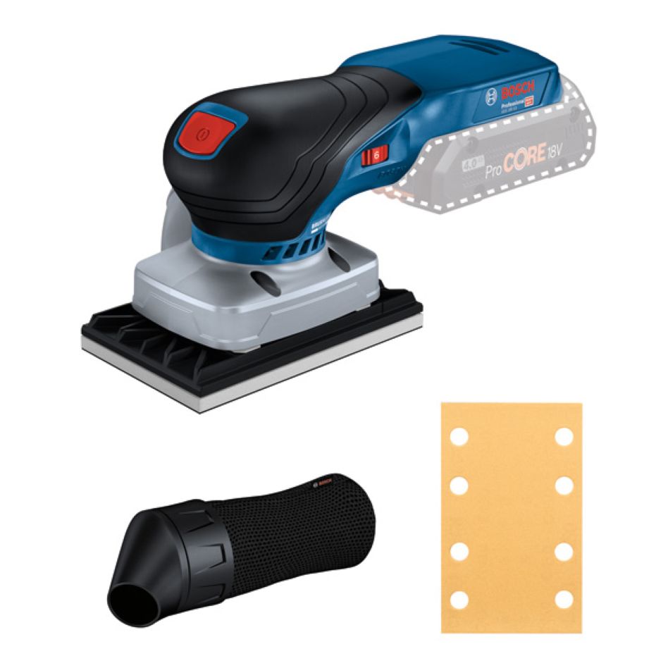 Bosch Blauw 06019L0100 GSS 18V-13 Vlakschuurmachine 18V excl. accu's en lader
