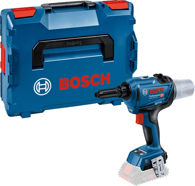 Bosch Blauw 06019K5002 GRG 18V-16 C Professional Accu Blindklinknageltang 18V excl. accu's en lader in L-Boxx