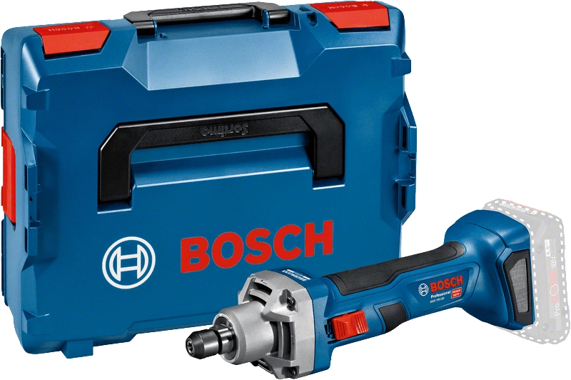Bosch Blauw 06019B5400 GGS 18V-20 Professional rechte slijper zonder accu's en lader in L-Boxx