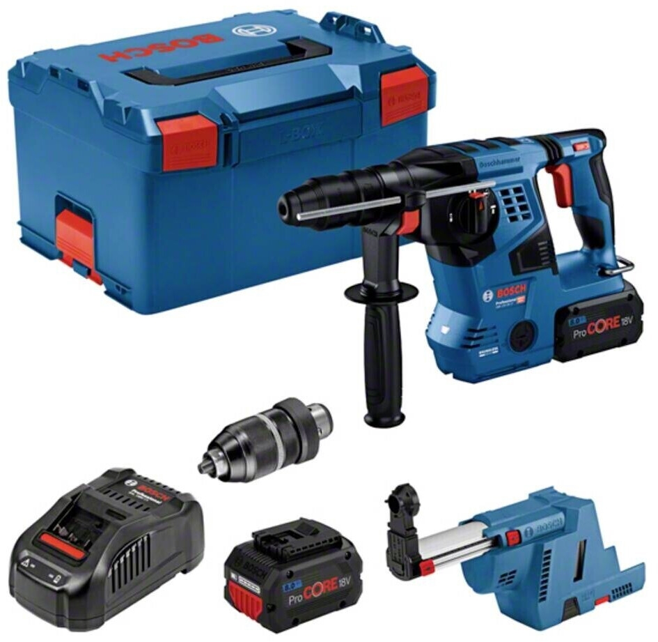 Bosch Blauw 0611921003 GBH 18V-28 CF Combihamer met stofafzuiging 18V 8,0Ah ProCore in L-Boxx 238 611921003