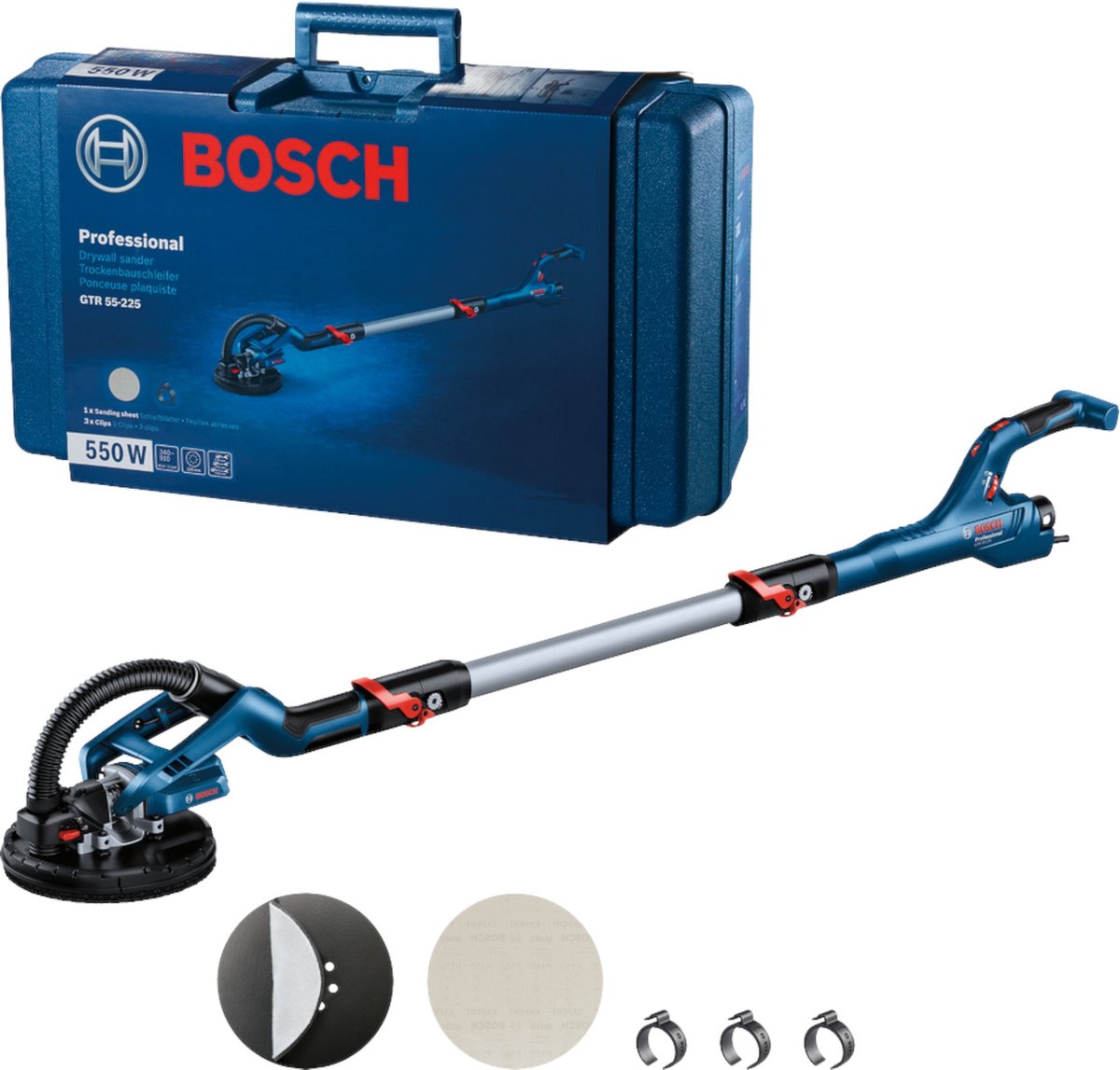 Bosch Blauw 06017D4000 GTR 55-225 Professional Langnekschuurmachine 225mm
