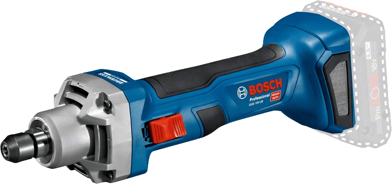 Bosch Blauw 06019B5401 GGS 18V-20 Professional rechte slijper zonder accu's en lader