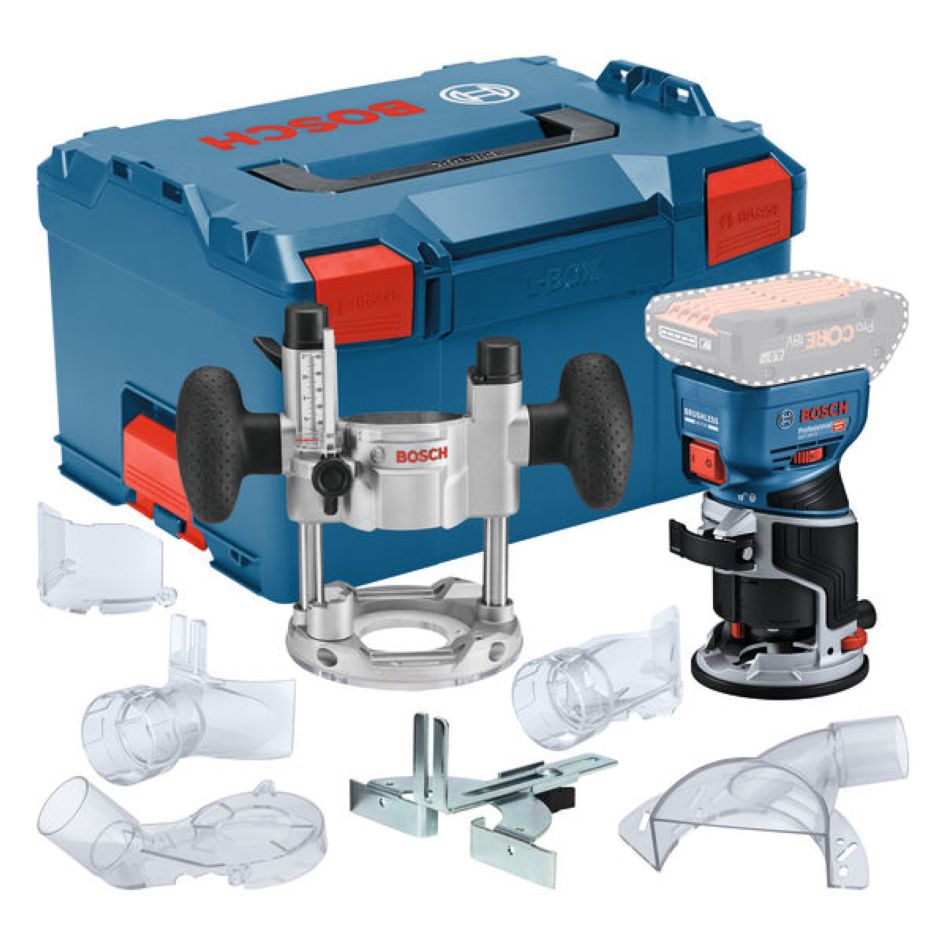 Bosch Blauw 06016C2003 GKF 18V-8 Accukantenfrees excl. accu's en lader