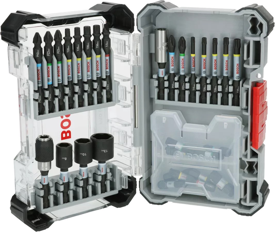 Bosch Blauw Accessoires 2608521U77 PRO Impact Schroefbitset, 35 -delig
