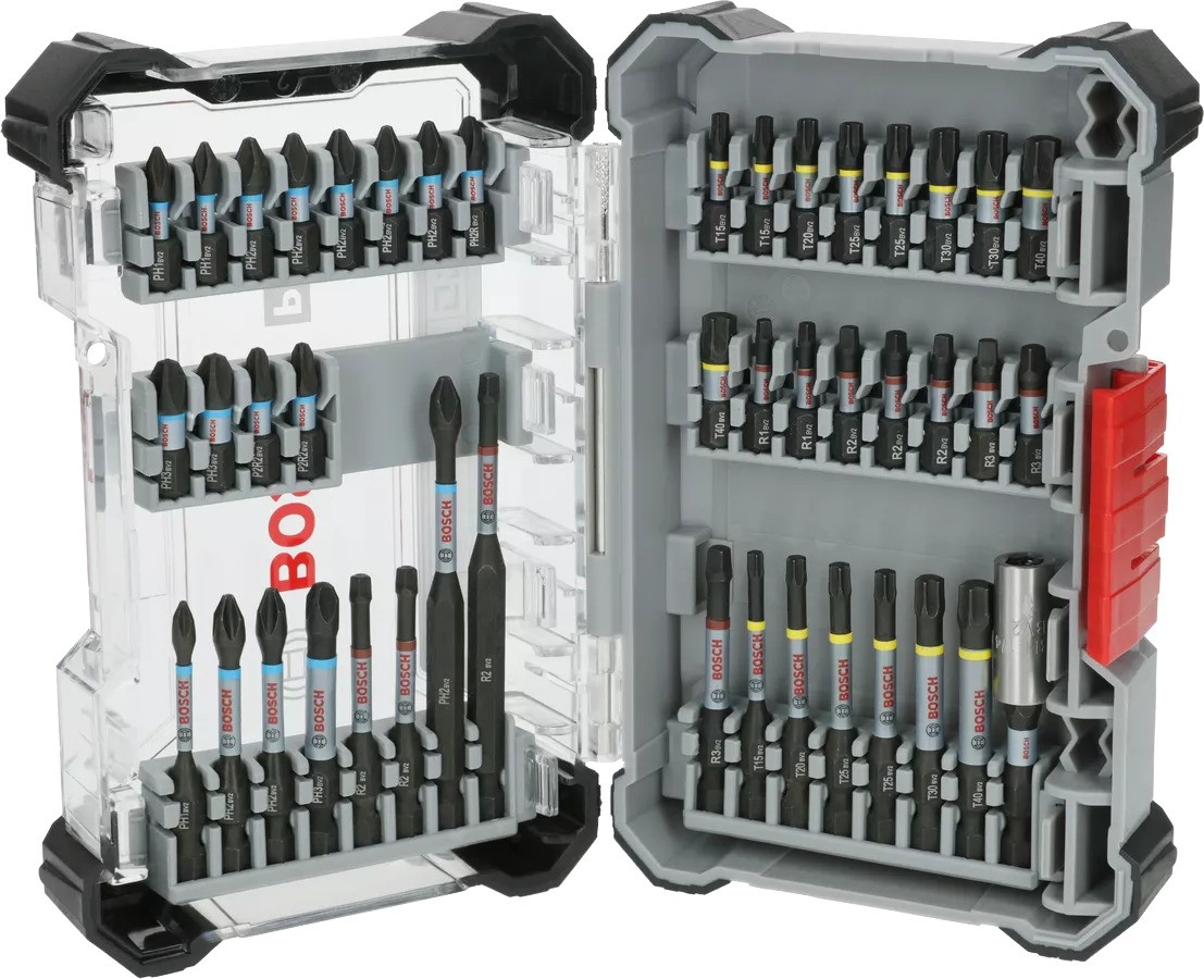 Bosch Blauw Accessoires 2608521U79 PRO Impact Schroefbitset, 44 -delig