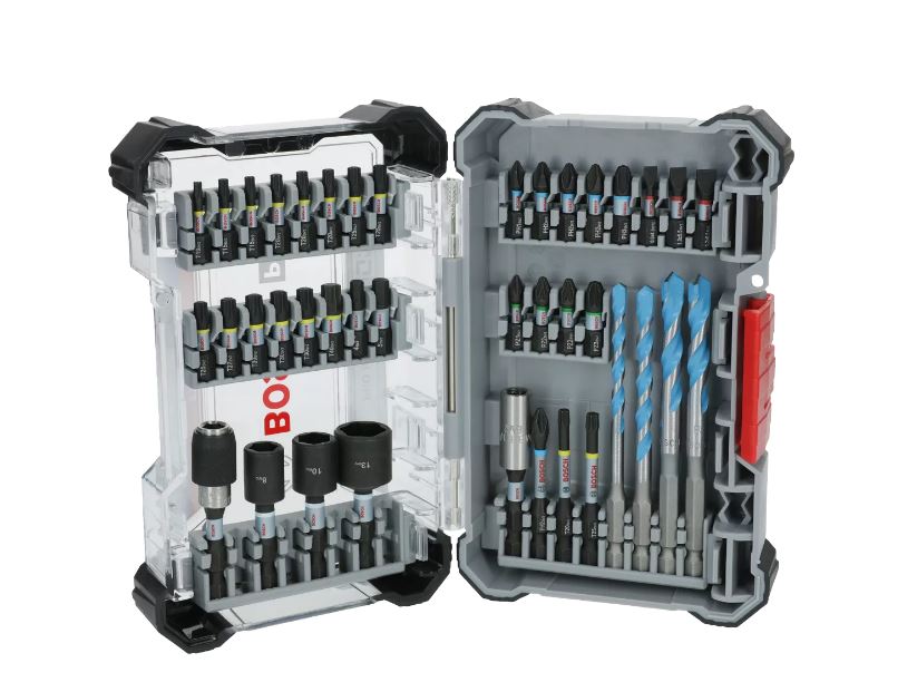 Bosch Blauw Accessoires 2608521U85 PRO Impact schroefbits en Multi Construction boren, gemengde set, 40-dlg.