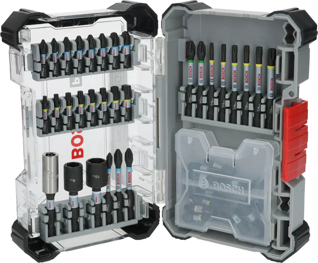 Bosch Blauw Accessoires 2608521U89 PRO Impact Schroefboor/bitset, 50-delig