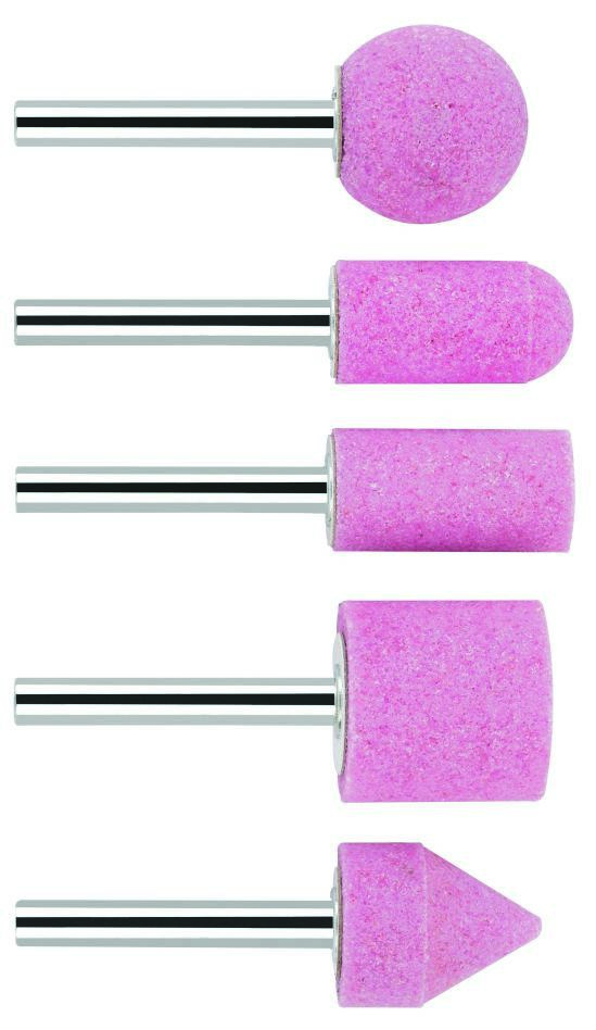 Bosch Blauw Accessoires 1609200286 5-delige slijpstiftenset Opnameschacht 6 mm, korrel 60, 25, 15, 15, 25, 20 x 24 30 30 25 25 mm