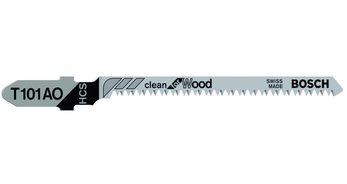 Bosch Blauw Accessoires 2608630031 T101AO Decoupeerzaagbladen T - Schacht Per 5 Hout