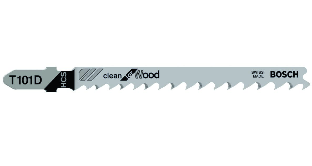Bosch Blauw Accessoires 2608630032 T101D Decoupeerzaagbladen T - Schacht Per 5 Hout