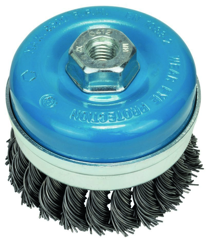 Bosch Blauw Accessoires 1608614000 Draadborstel 90 mm gevlochten M14
