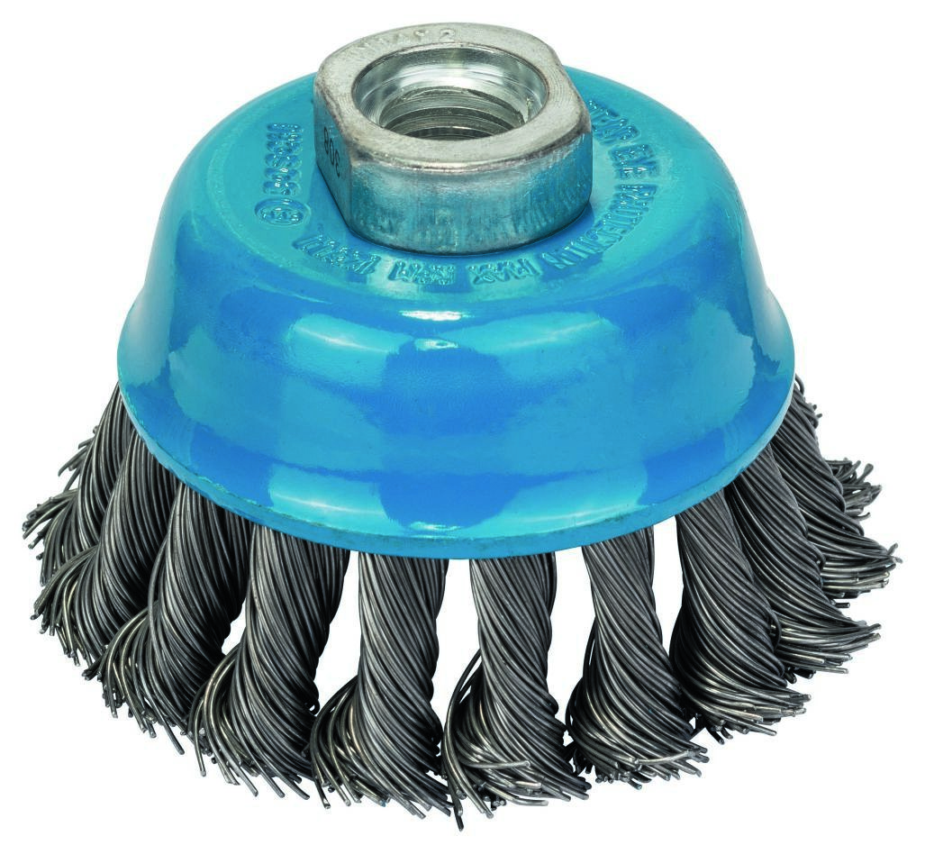 Bosch Blauw Accessoires 1608622029 Draadborstel 75 mm gevlochten M14