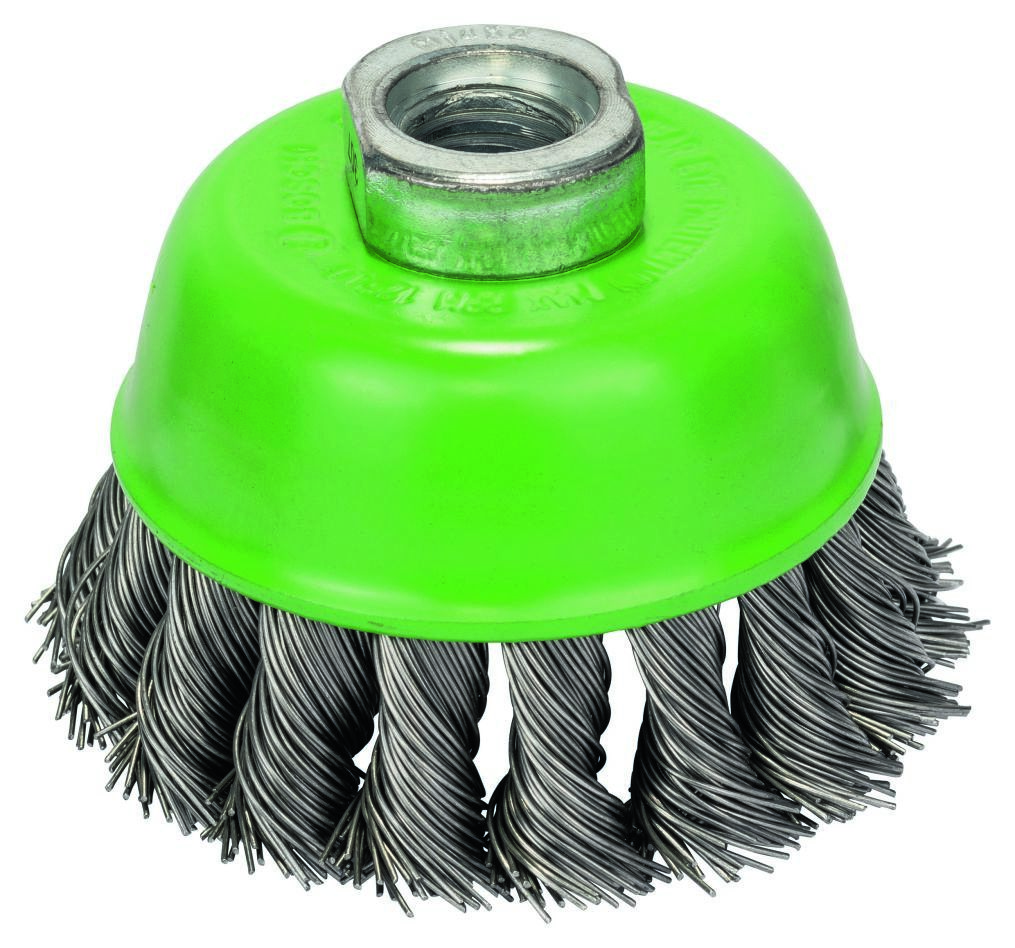 Bosch Blauw Accessoires 2608622060 Draadborstel 75 mm INOX gevlochten M14
