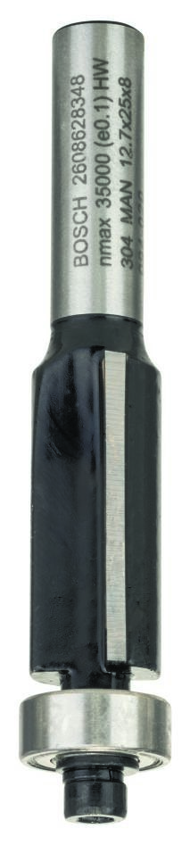 Bosch Blauw Accessoires 2608628348 Kantenfrees, 8 mm, D1 12,7 mm, L 25,4 mm, G 68 mm 8 mm, D1 12,7 mm, L 25,4 mm, G 68 mm