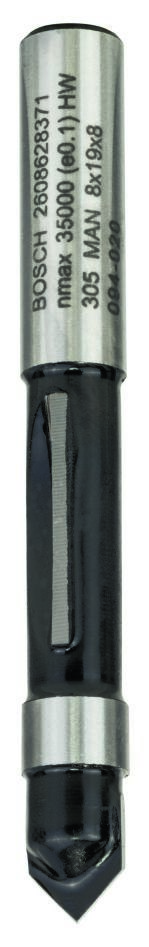 Bosch Blauw Accessoires 2608628371 Kopieerfrees, 8 mm, D1 8 mm, L 19 mm, G 66 mm 8 mm, D1 8 mm, L 19 mm, G 66 mm