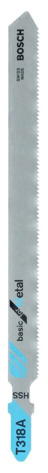 Bosch Blauw Accessoires 2609256732 Decoupeerzaagblad  HSS,T318A,106MM,1,2